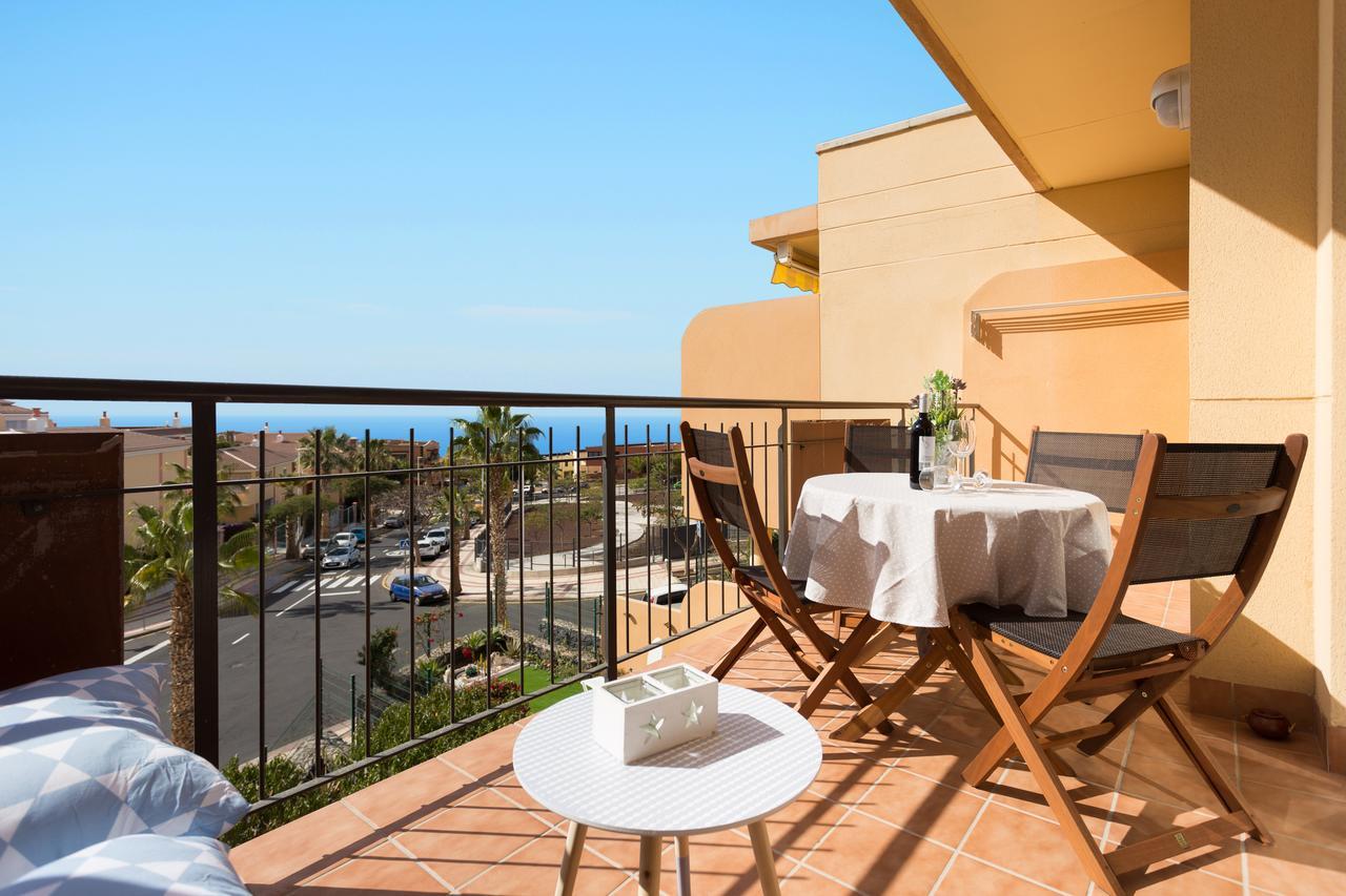 Adeje With Pool, Sea View And Free Wifi Apartment Costa Adeje  Ngoại thất bức ảnh