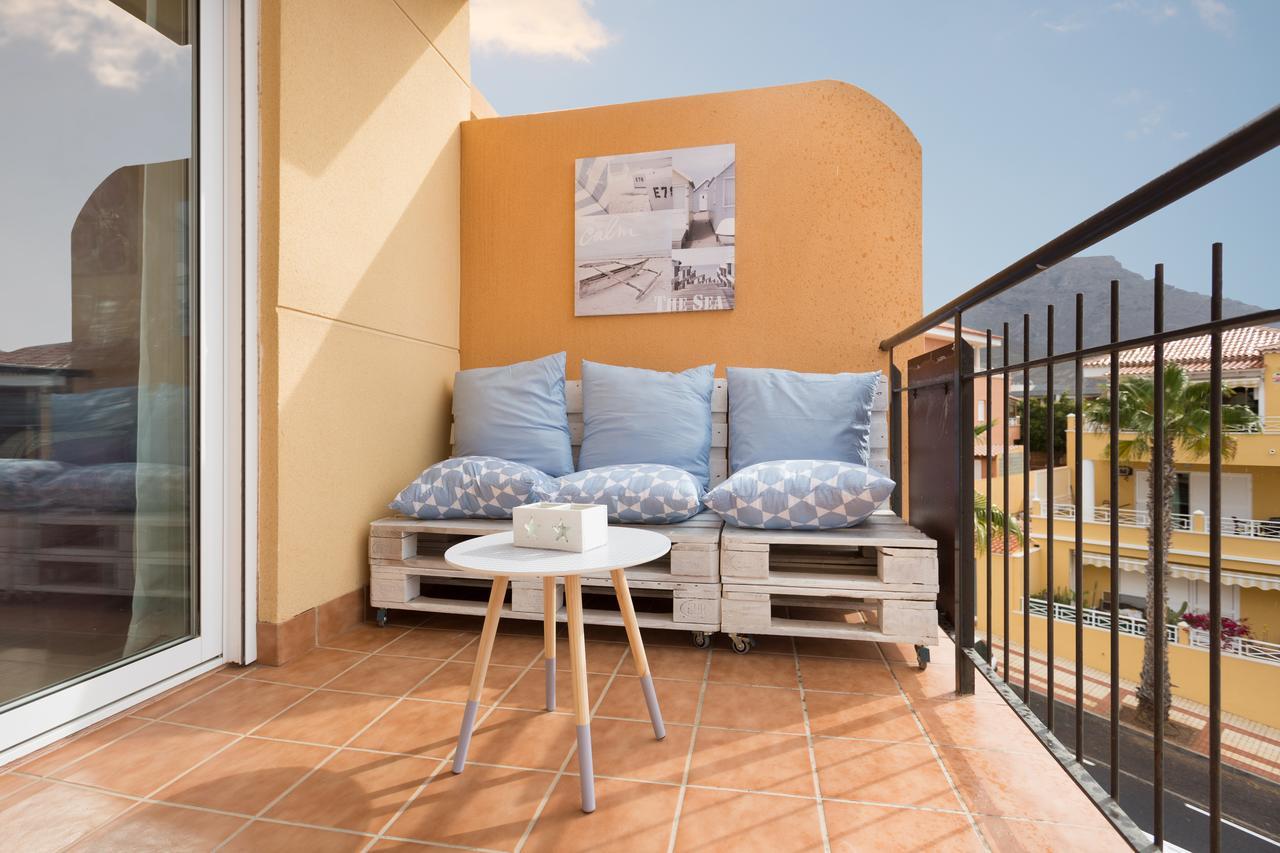 Adeje With Pool, Sea View And Free Wifi Apartment Costa Adeje  Ngoại thất bức ảnh
